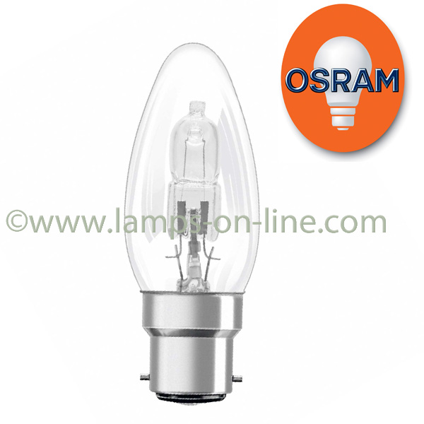 Osram Halogen Classic B ECO Candle Bulb