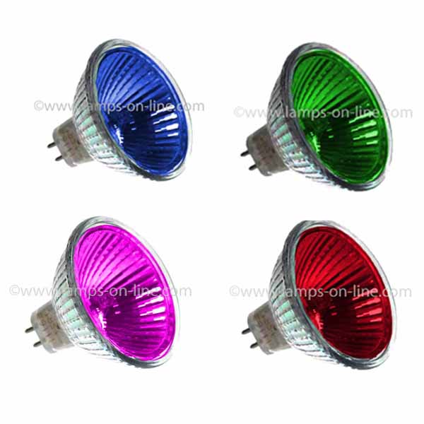 12v MR16 (51mm Diameter) Coloured