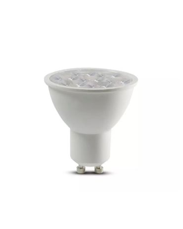 LED GU10 6W RIPPLE PLASTIC SPOTLIGHT 4000K
