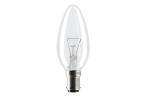 40w incandescent candle